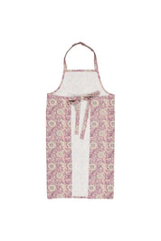 Louise Misha Grembiule adulto Mado con fiori rosa e viola: Giardino di Margherite Rosa / VOI