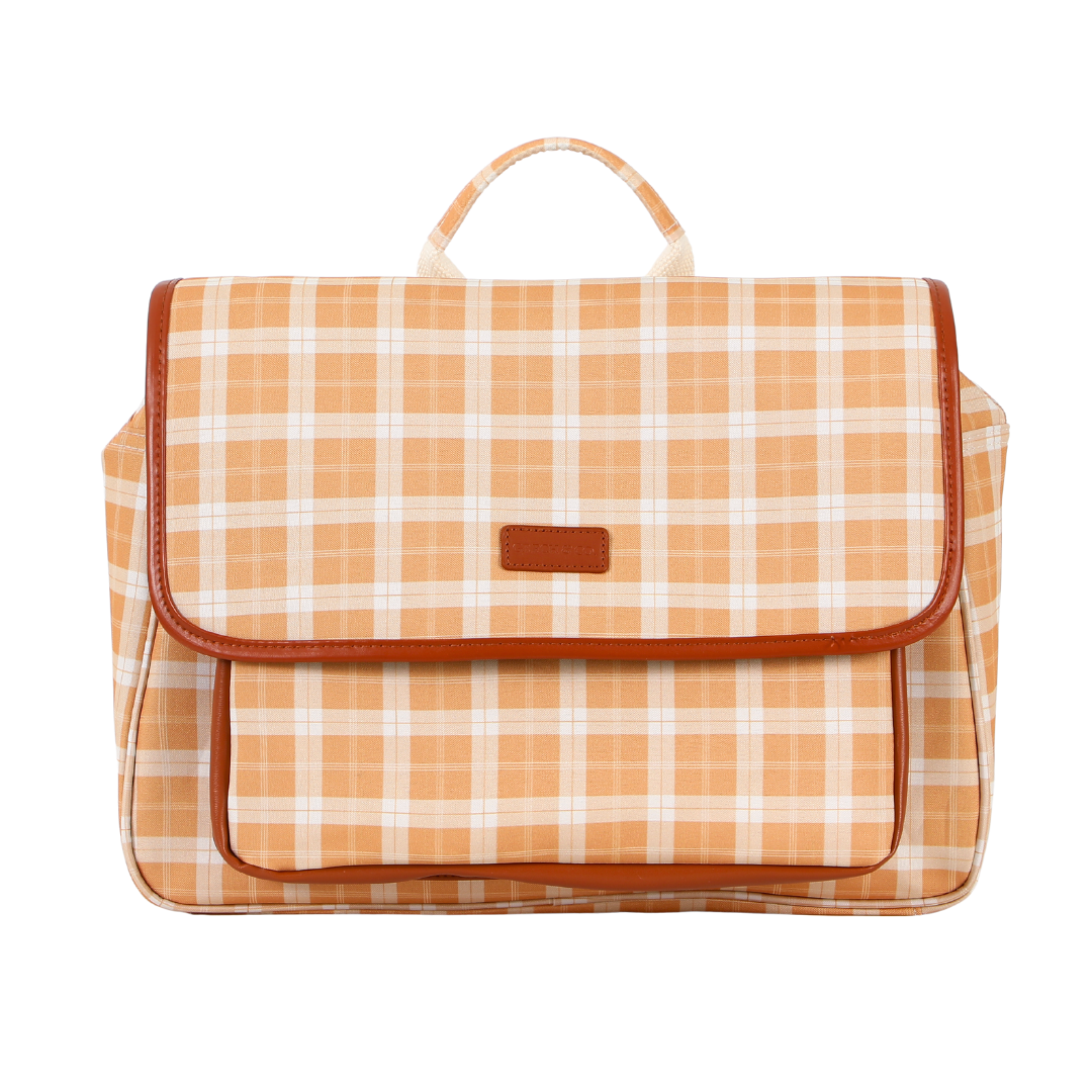 GRECH  & CO Zaino a Tracolla | Lille Cottage Club: Sienna a quadretti