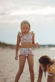 GRECH & CO Bikini a due pezzi con volant | UPF + riciclato - In Fiore