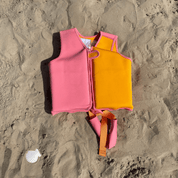 Swim Essentials Giubbotto da nuoto - Arancione/Rosa - Scontro Vivace