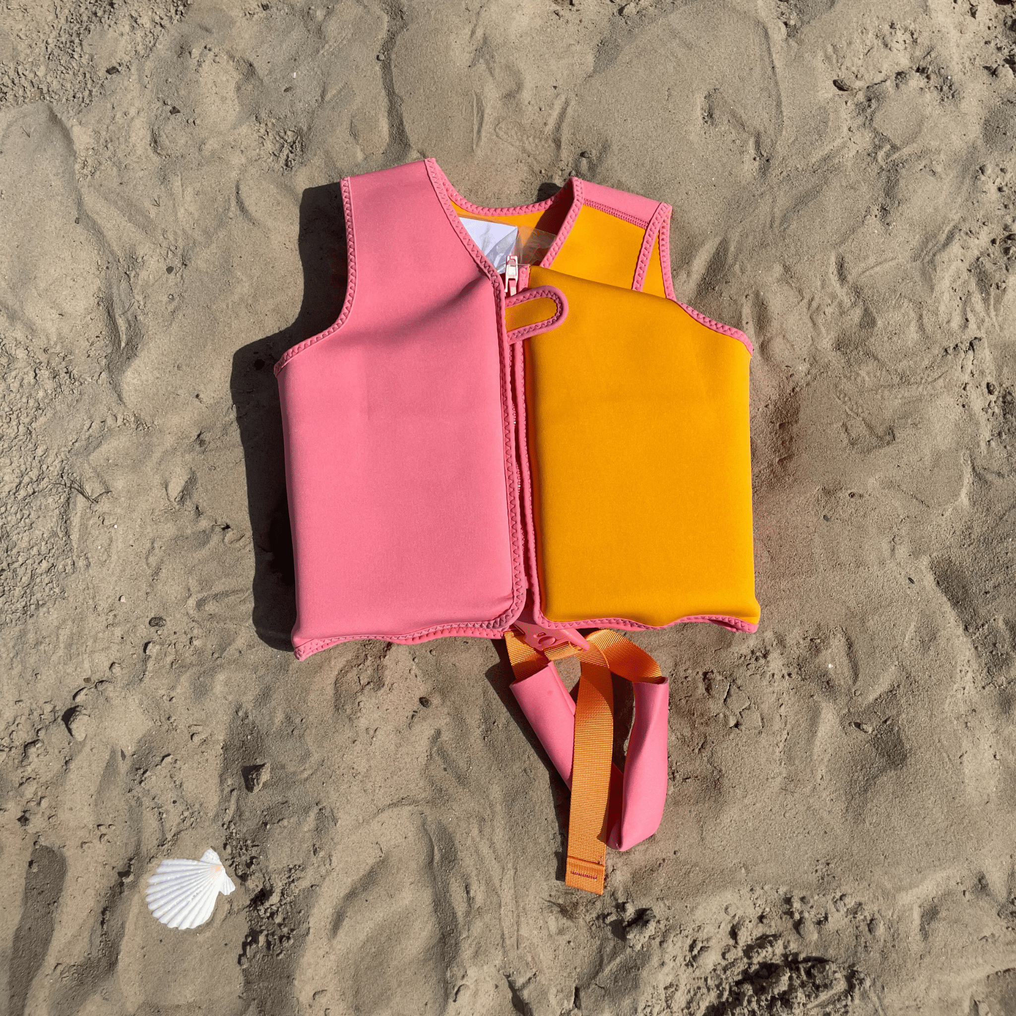 Swim Essentials Giubbotto da nuoto - Arancione/Rosa - Scontro Vivace