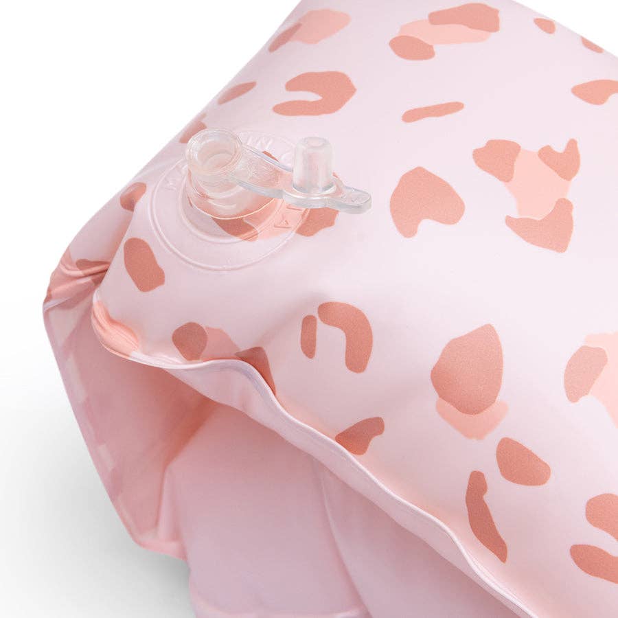 Swim Essentials Fasce da Braccio - Rosa Antico - Leopardo