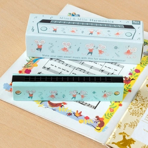 Rex London - Armonica a bocca in legno per bambini