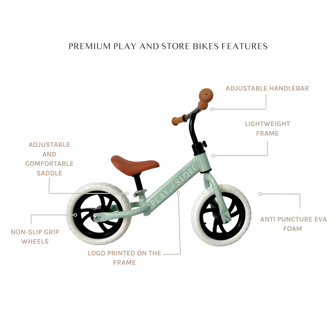 Play and Store Bicicletta da equilibrio blu Play and Store