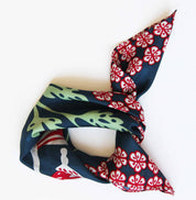 Les Belles VagabondesMini foulard Alice Marine Navy