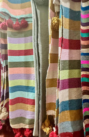 SOUK in the CITY CUSCINO in cotone a righe ESSAOUIRA con NAPPINE