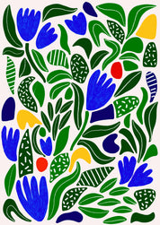 Teresa Rego Stampa d'Arte Fine Green Tulips: A3