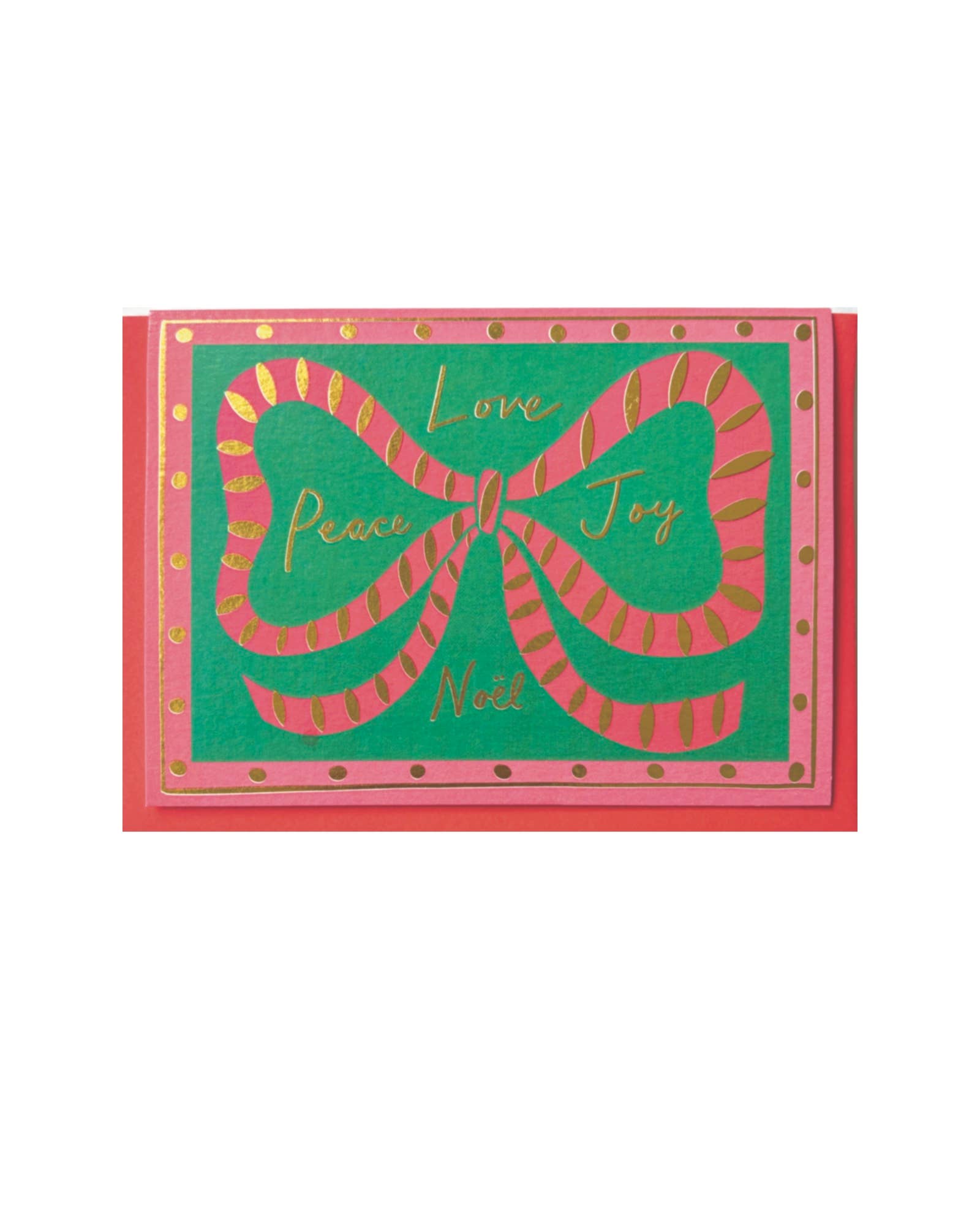Kitty Kenda Papergoods Biglietto natalizio Foiled Regency Bow