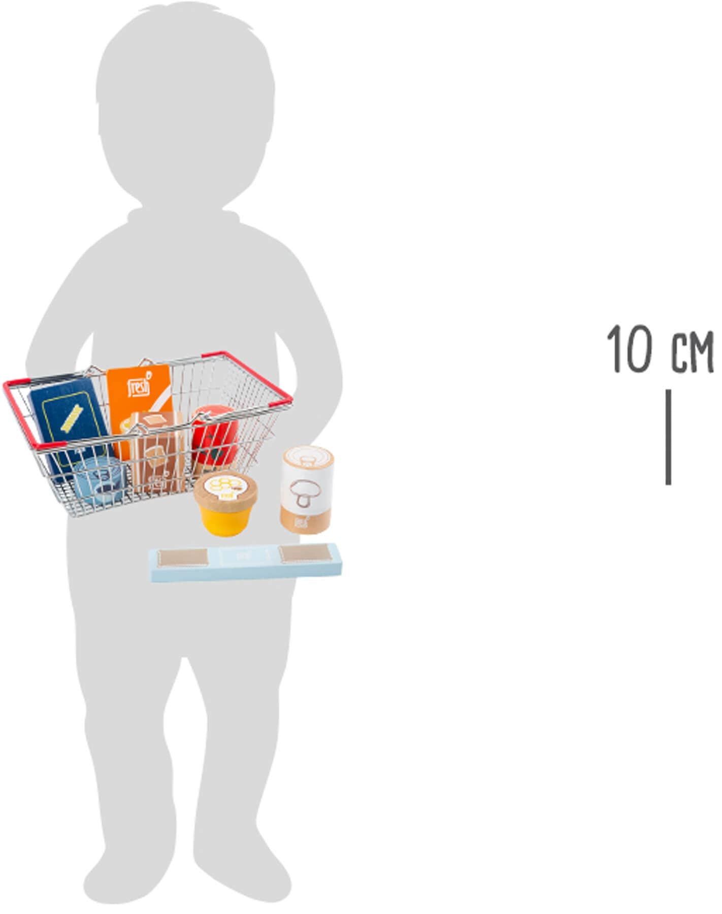 small foot Set di generi alimentari in cestino della spesa « fresh »