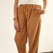 Bonheur du Jour Pantaloni da donna in velluto - Spezia