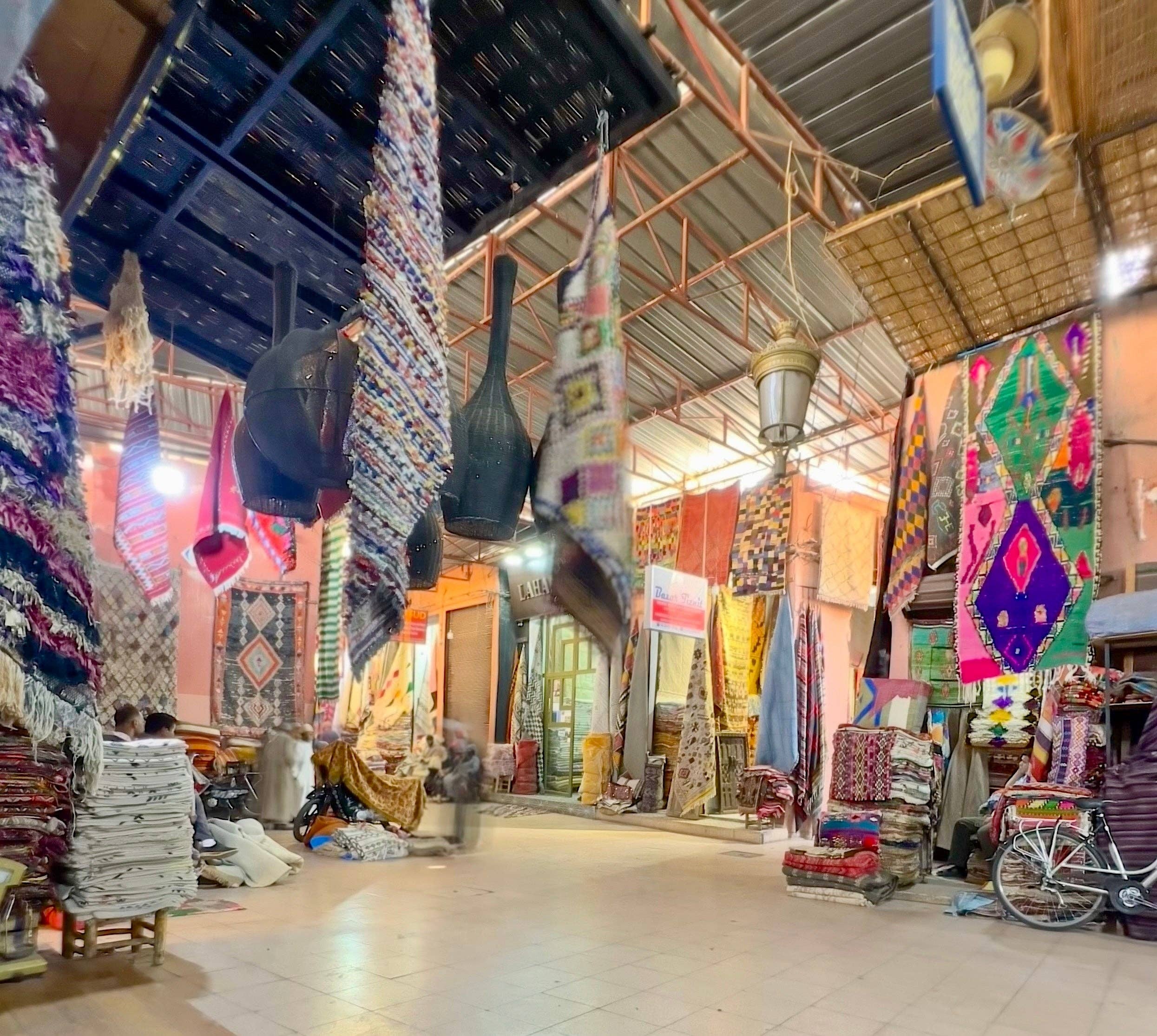 SOUK in the CITY Tappeti Boujad SABRA S: Marrone | giallo