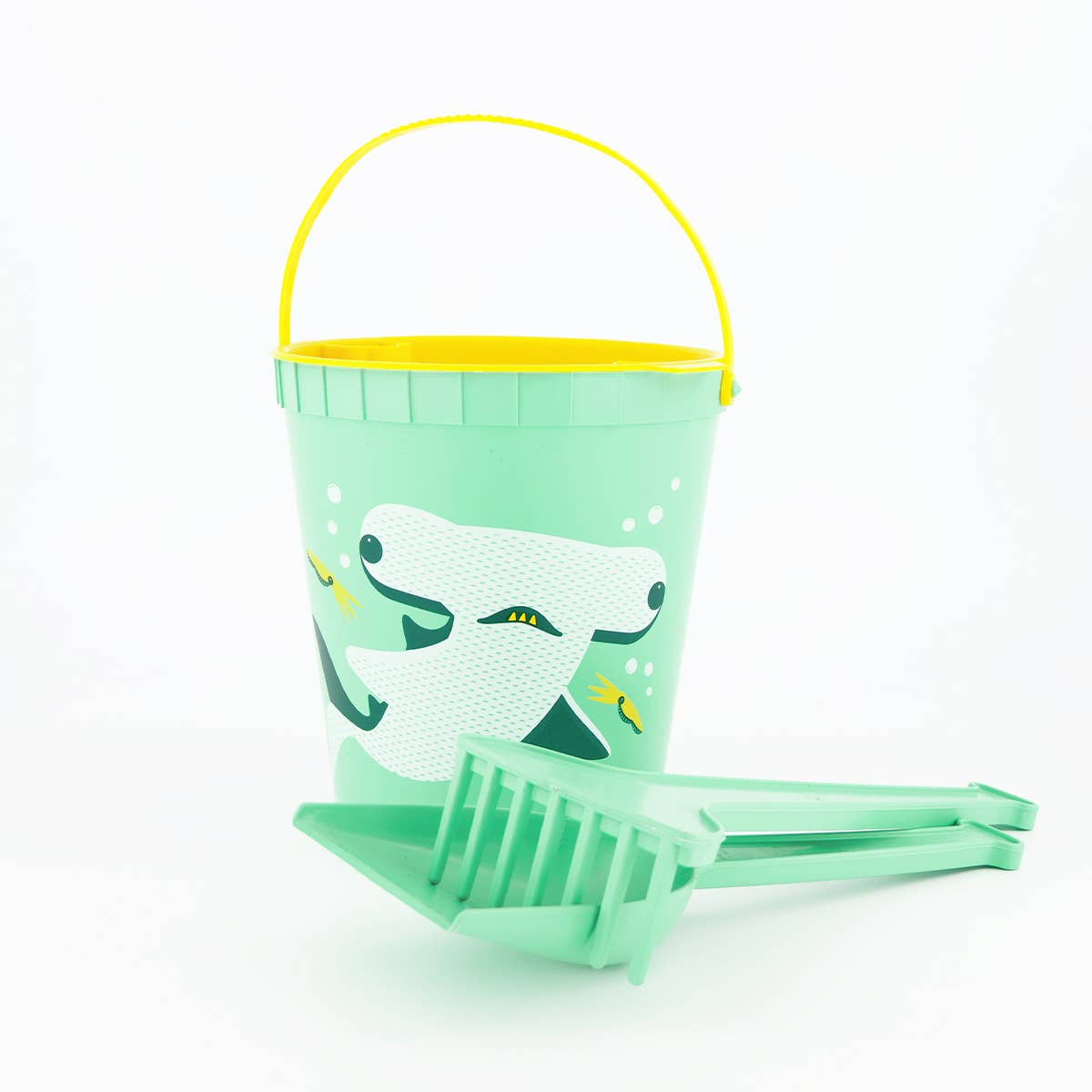 Coq En Pate Gioco da spiaggia per bambini con secchiello ecologico - Squalo testa a martello