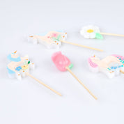 Meri Meri Candele Unicorni del Prato