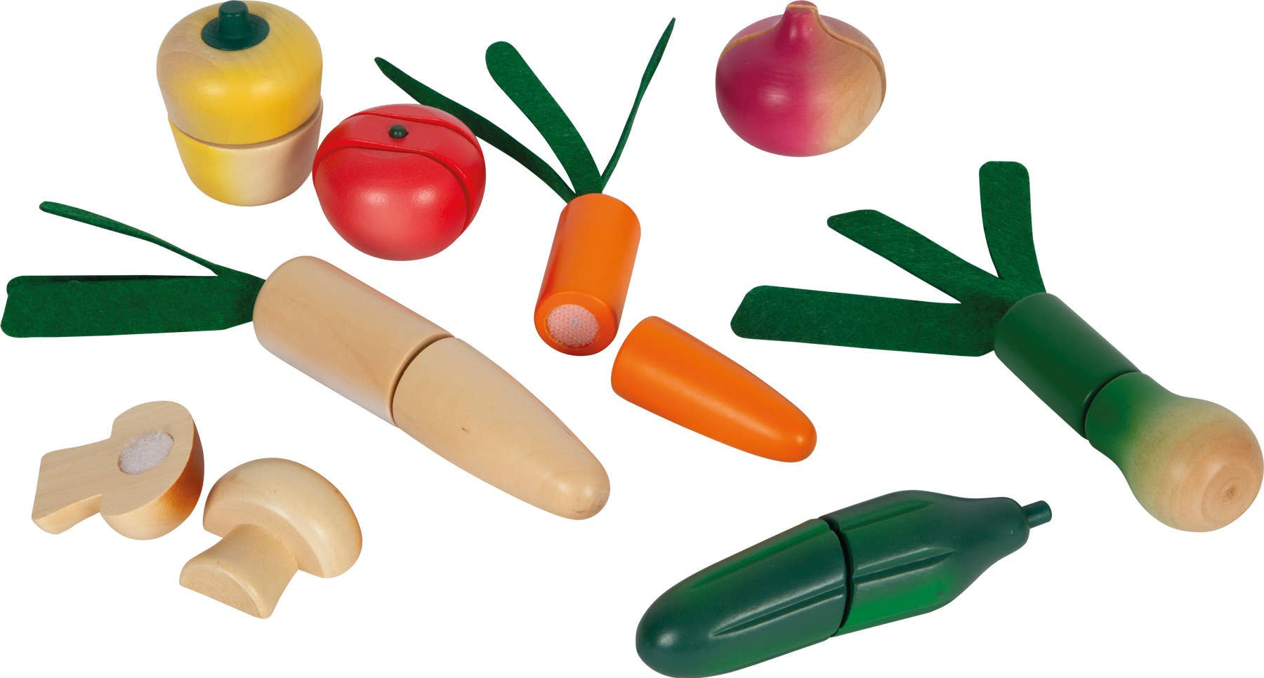 small foot Set da taglio per frutta e verdura «fresh» | giochi da cucina | legno