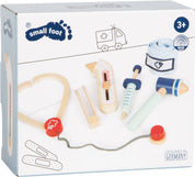 small foot Set gioco medico in legno | Giocattolo di ruolo per piccoli dottori
