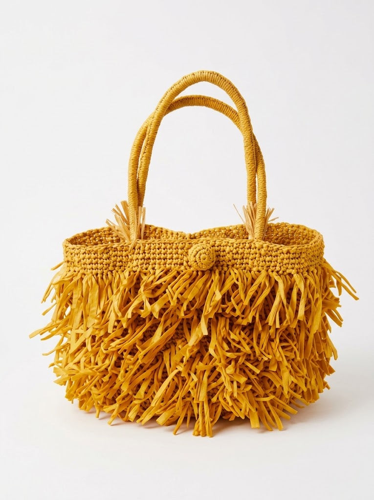 Naturellement - borsa a mano colombe giallo