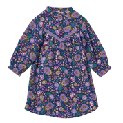 Bonheur du Jour Abito donna stampato fiori indaco