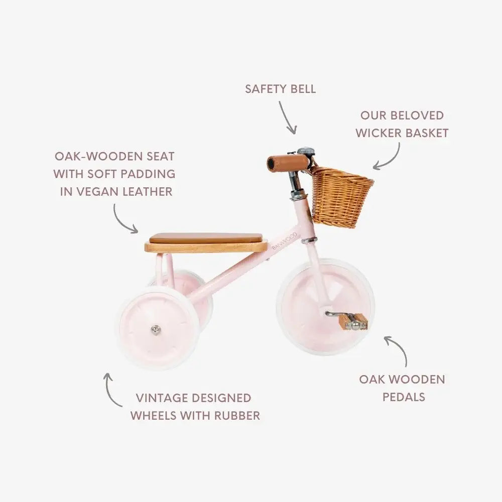 BANWOOD TRIKE VINTAGE - ROSA