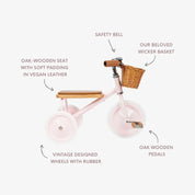 BANWOOD TRIKE VINTAGE - ROSA