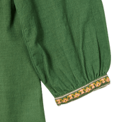 Bonheur du Jour Abito in velluto - Ninette Verde Lichene