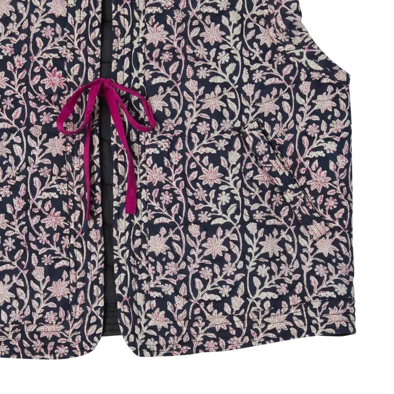 Bonheur du Jour Gilet senza maniche Cherry Donna - Indigo