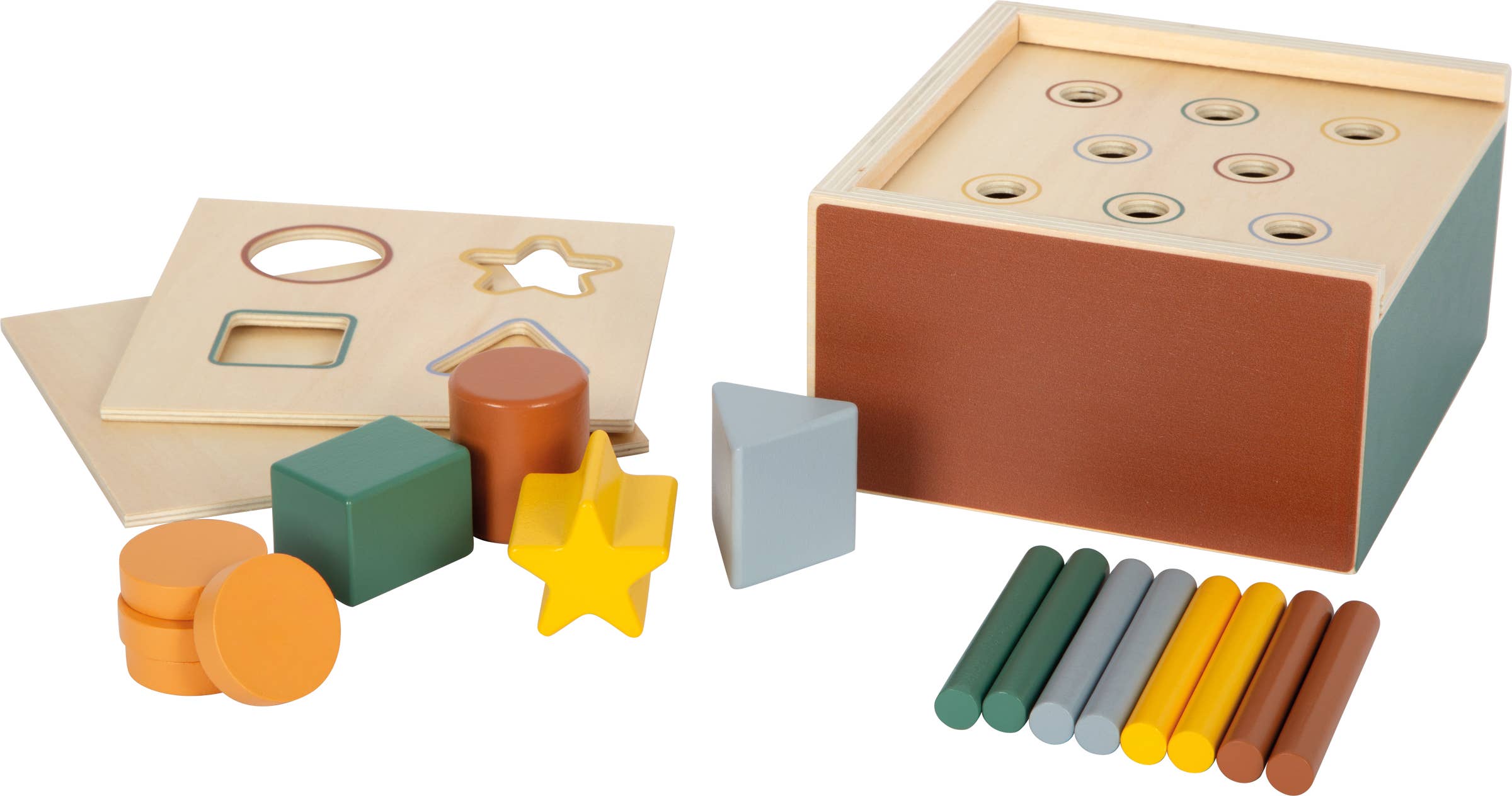 Small foot Gioco a incastro Montessori FSC 100% | Giochi a incastro | Legno