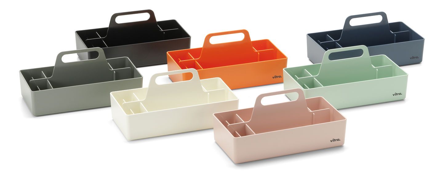 VITRA Toolbox Cassetta portaoggetti Mandarino