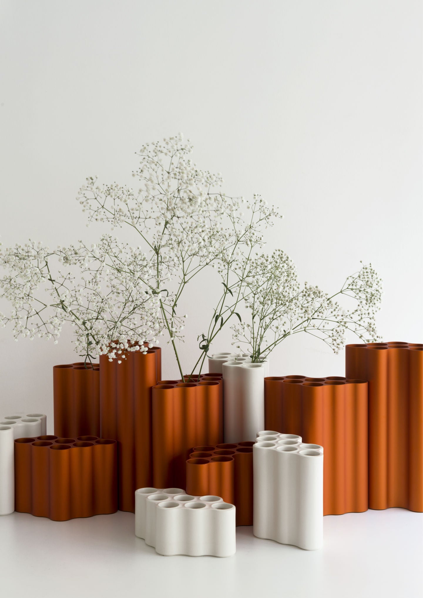 VITRA Vaso grande arancione bruciato