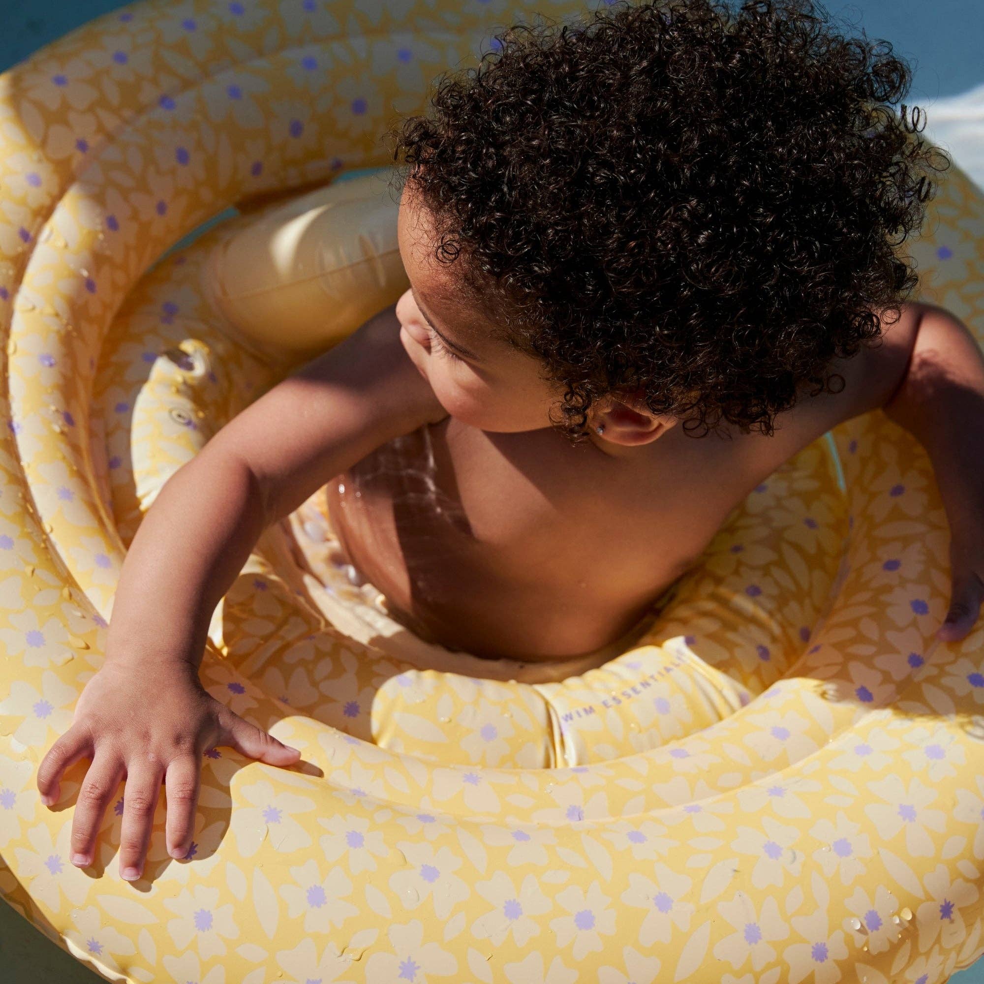 Swim Essentials Salvagente per Bambini - Giallo - Florish - 0/1 Anni