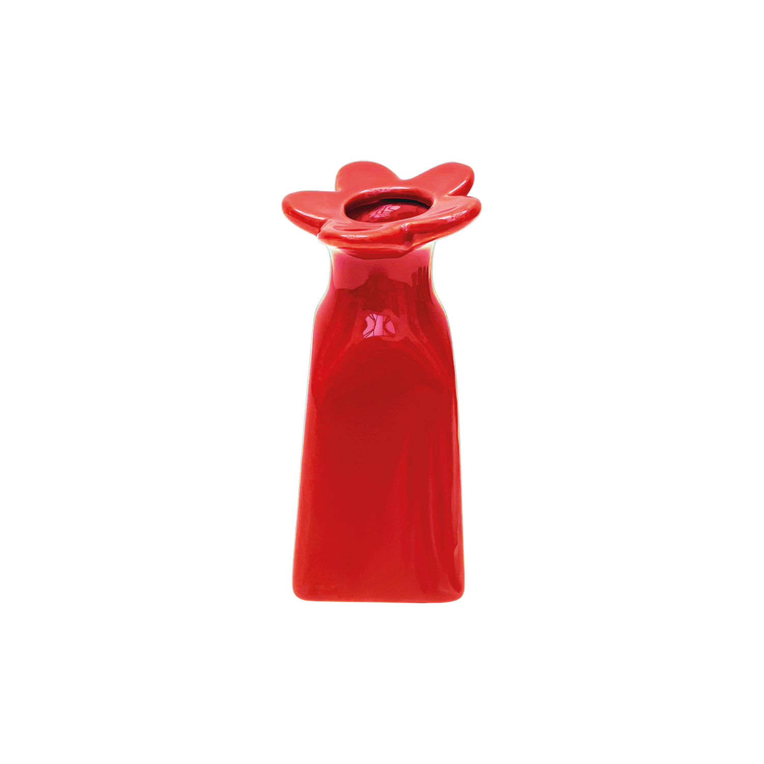 Opjet Paris Decoro soliflore fiore pm rosso D5,5 H11,5cm