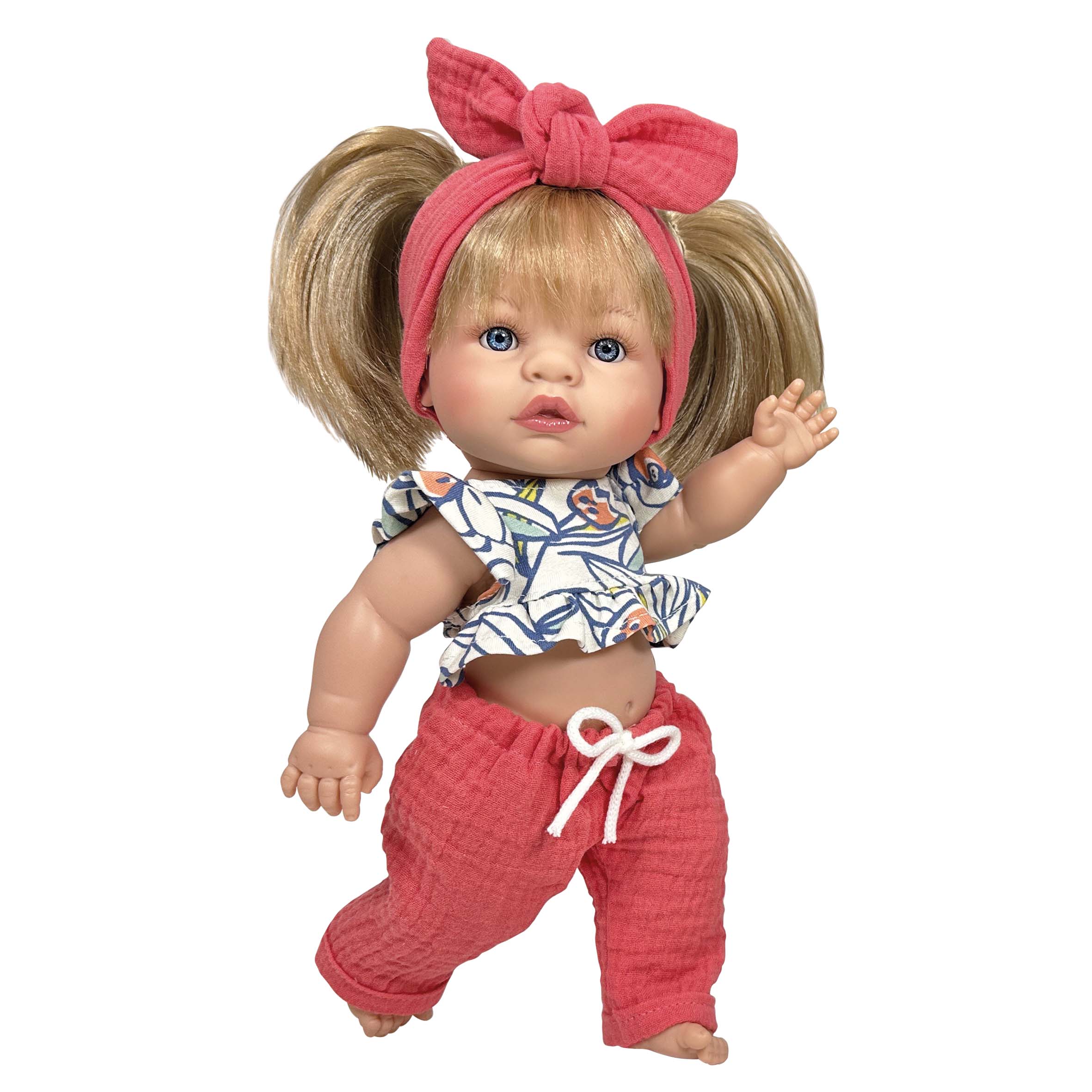 Nines Artesanals d'Onil Dolls Bambola JOY Emily, 37 cm in vinile anatomica e lavabile: ZAINO