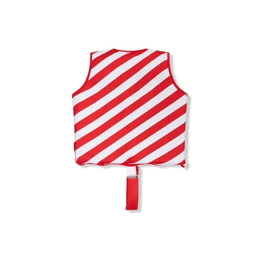 Swim Essentials Gilet da nuoto - Rosso/Bianco - Crabby