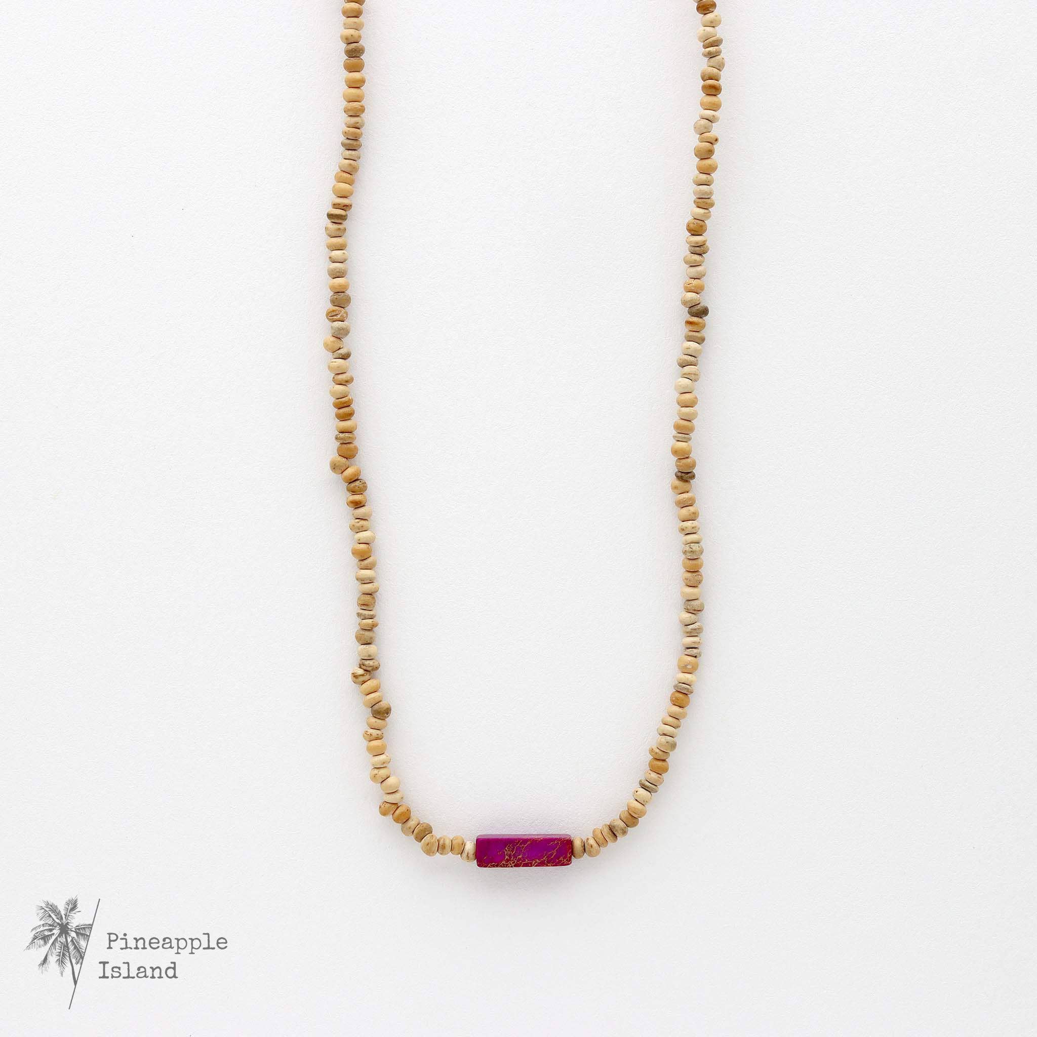 Pineapple Island Collana da surfista con perline Hapuna Beach, di Pineapple Island: Tramonto
