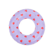 Swim Essentials Ciambella Gonfiabile - Viola - Cuori Dolci: Ø 90 cm