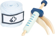 small foot Set gioco medico in legno | Giocattolo di ruolo per piccoli dottori