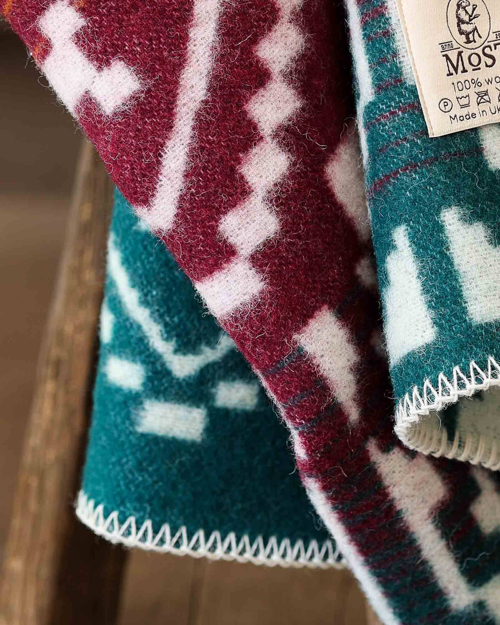 MoST - J. Vercoulen Coperta da letto in lana VYR PINE - matrimoniale - verde