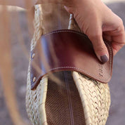 The Code BORSA A TRACOLLA URBANA MARRONE