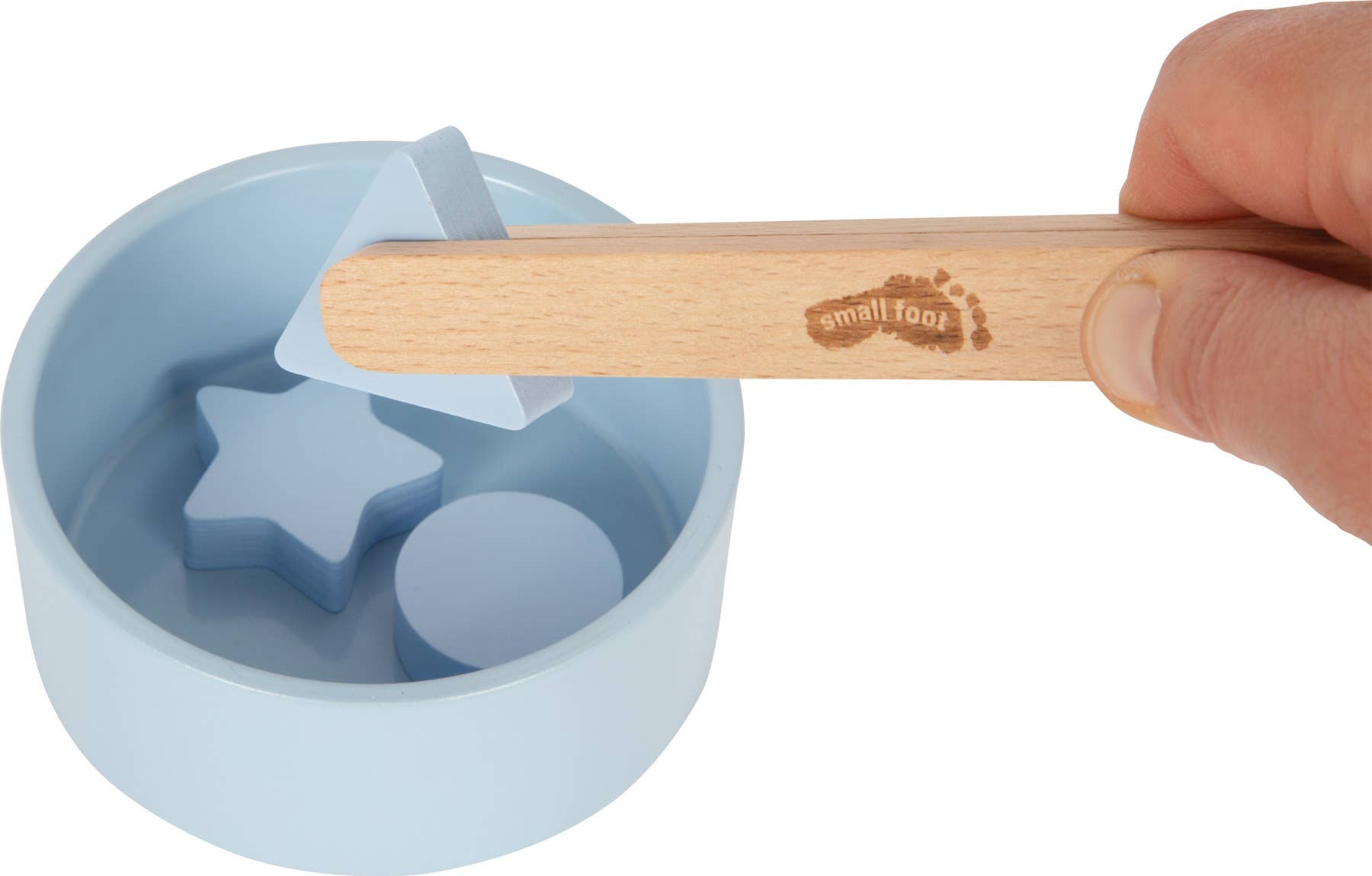 Small foot Gioco di smistamento Montessori con pinza | Motricità | Legno