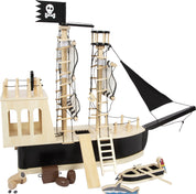 Small foot Nave Pirata in Legno con Dettagli Autentici | small foot