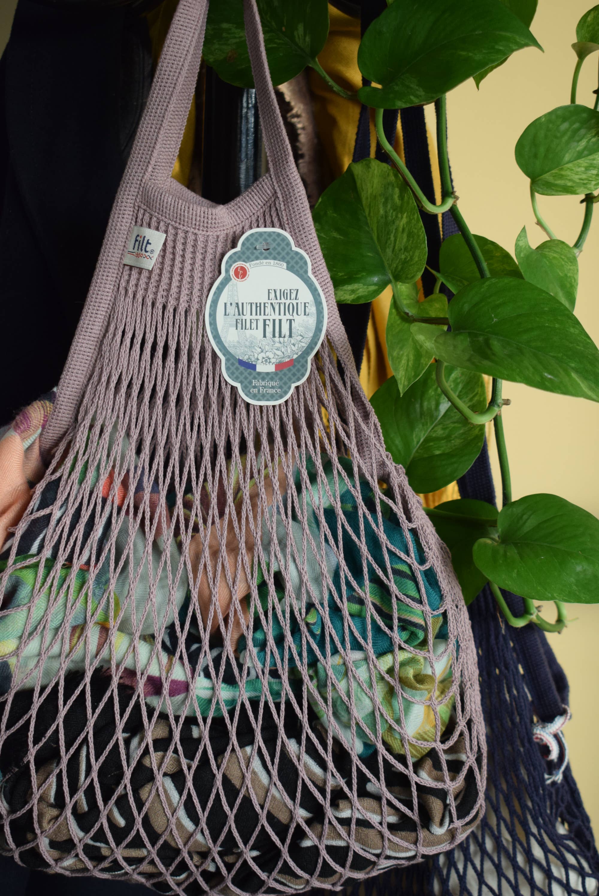Filt1860 Filetto standard per la spesa per tè alla rosa, manici piccoli