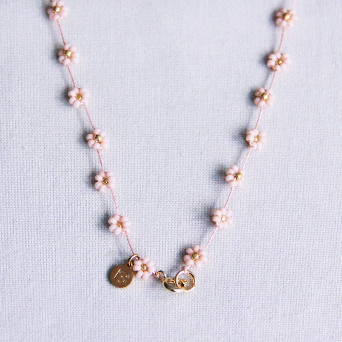 Bazou Collana a forma di margherita - nudo/oro