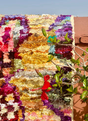 SOUK in the CITY Tappeti Boujad SABRA S: Marrone | giallo