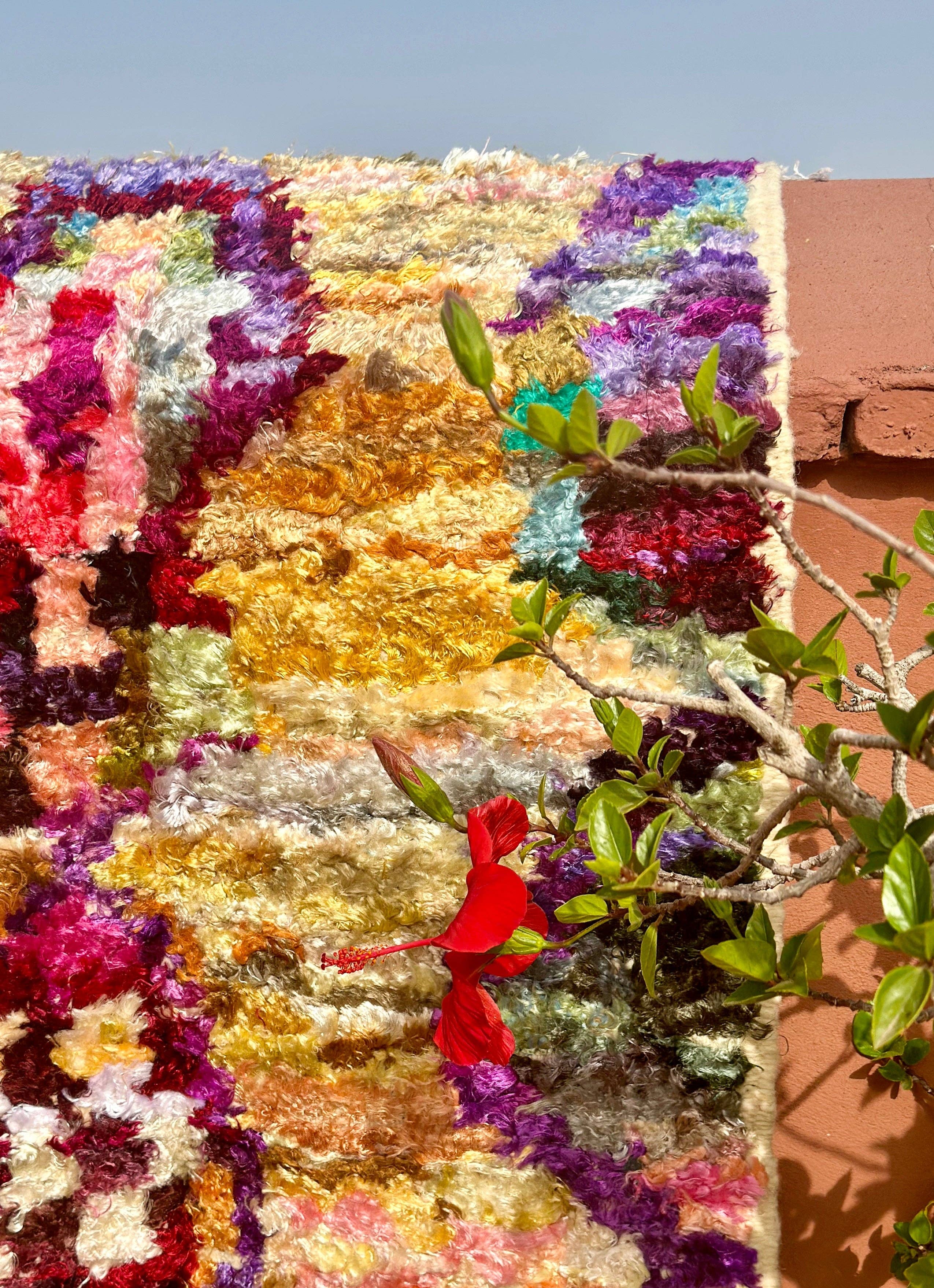 SOUK in the CITY Tappeti Boujad SABRA S: Marrone | giallo