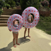 Swim Essentials Ciambella Gonfiabile - Viola - Cuori Dolci: Ø 90 cm