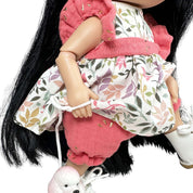 Nines Artesanals d'Onil Dolls BAMBOLA PIPPA PET CORALLO: ARTICOLATO