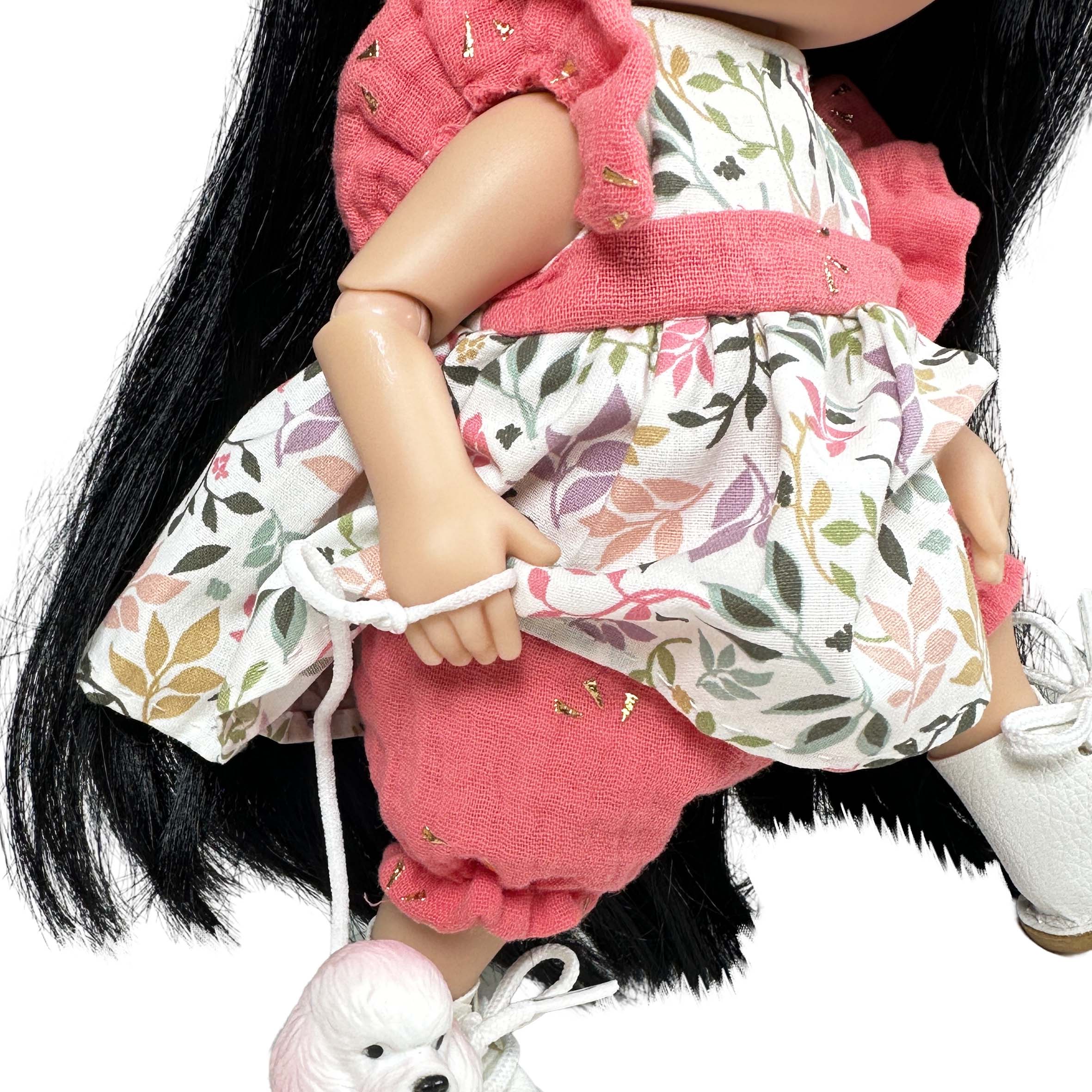 Nines Artesanals d'Onil Dolls BAMBOLA PIPPA PET CORALLO: ARTICOLATO