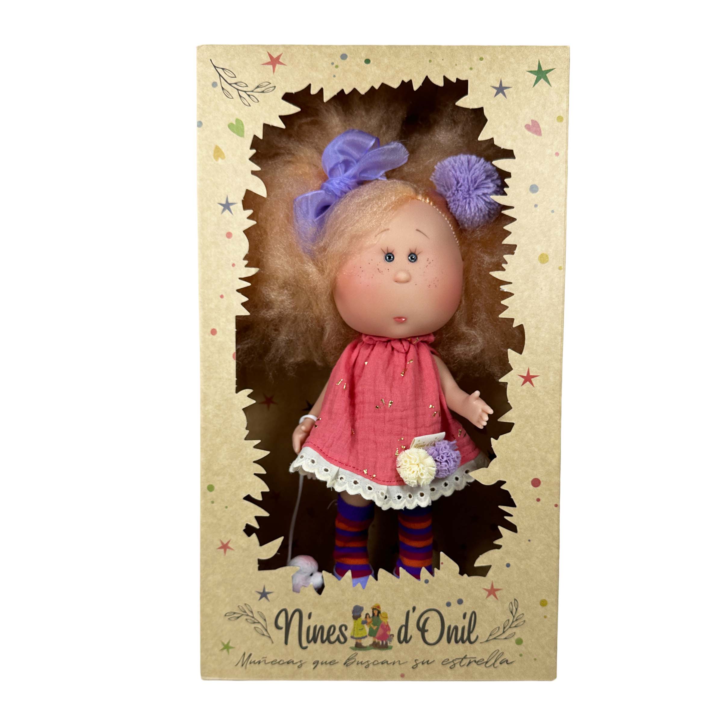 Nines Artesanals d'Onil Dolls BAMBOLA MIA PET CORALLO: ARTICOLATO