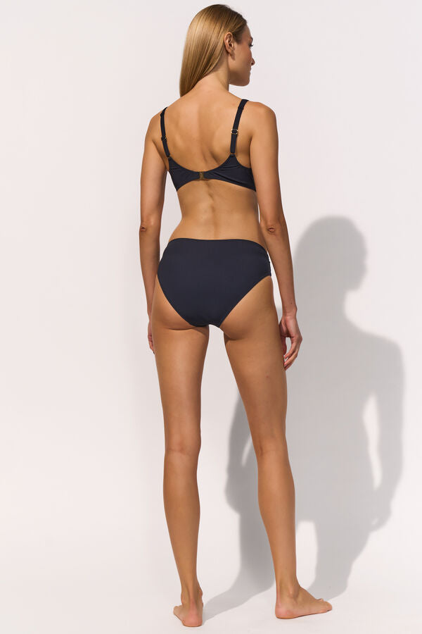 MARYAN MEHLHORN BIKINI SLIP BLU NOTTE