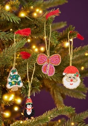 Namaste Decorazione con Perline a Forma di Pudding di Natale
