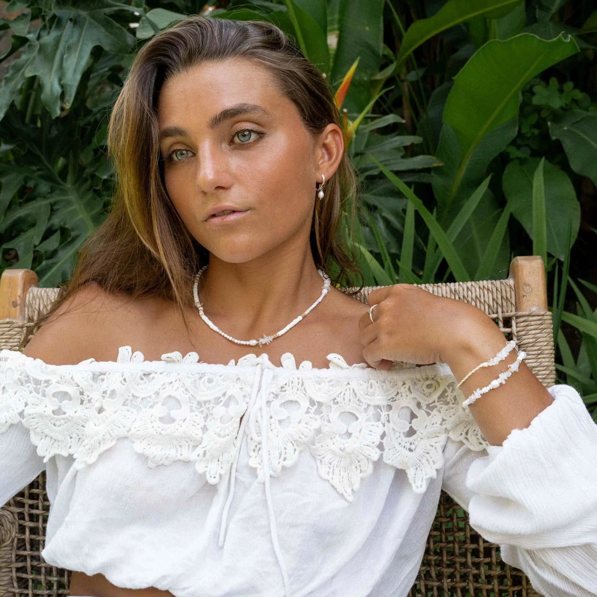 Pineapple Island Bracciale in Pietra Naturale Love is Here: Pietra di luna
